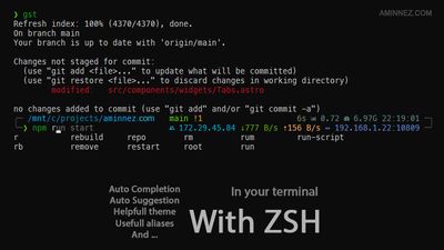 با ZSH یک ترمینال خفن داشته باش: نصب و پلاگینها